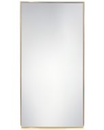 Spegel Slim Alu Guld 40x80