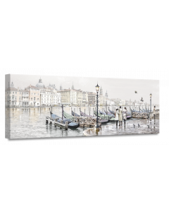 Tavla Canvas 60x150 Venice Harbour