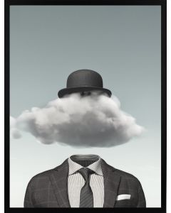Poster 30x40 Pastell Cloud Hat (planpackad)